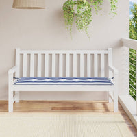 Thumbnail for Gartenbank-Auflage Blau&Weiß Gestreift 150x50x3cm Oxford-Gewebe