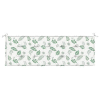 Thumbnail for Gartenbank-Auflage Blattmuster 150x50x3 cm Oxford-Gewebe
