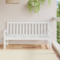 Thumbnail for Gartenbank-Auflage Blattmuster 150x50x3 cm Oxford-Gewebe
