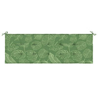 Thumbnail for Gartenbank-Auflage Blattmuster 150x50x3 cm Oxford-Gewebe