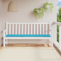 Thumbnail for Gartenbank-Auflage Türkis 200x50x3 cm Stoff