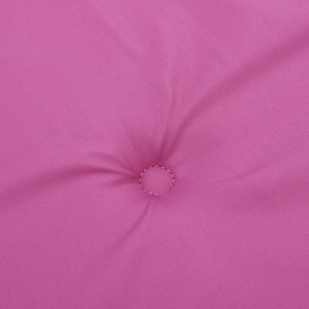 Gartenstuhlauflagen für Hochlehner 2 Stk. Rosa 120x50x3cm Stoff