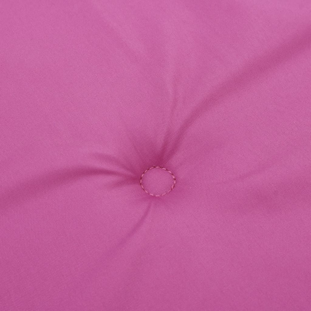 Hochlehner-Auflagen 4 Stk. Rosa Stoff