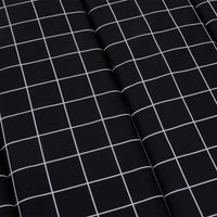 Thumbnail for Sonnenliegen-Auflage Schwarz Karomuster Oxford-Gewebe