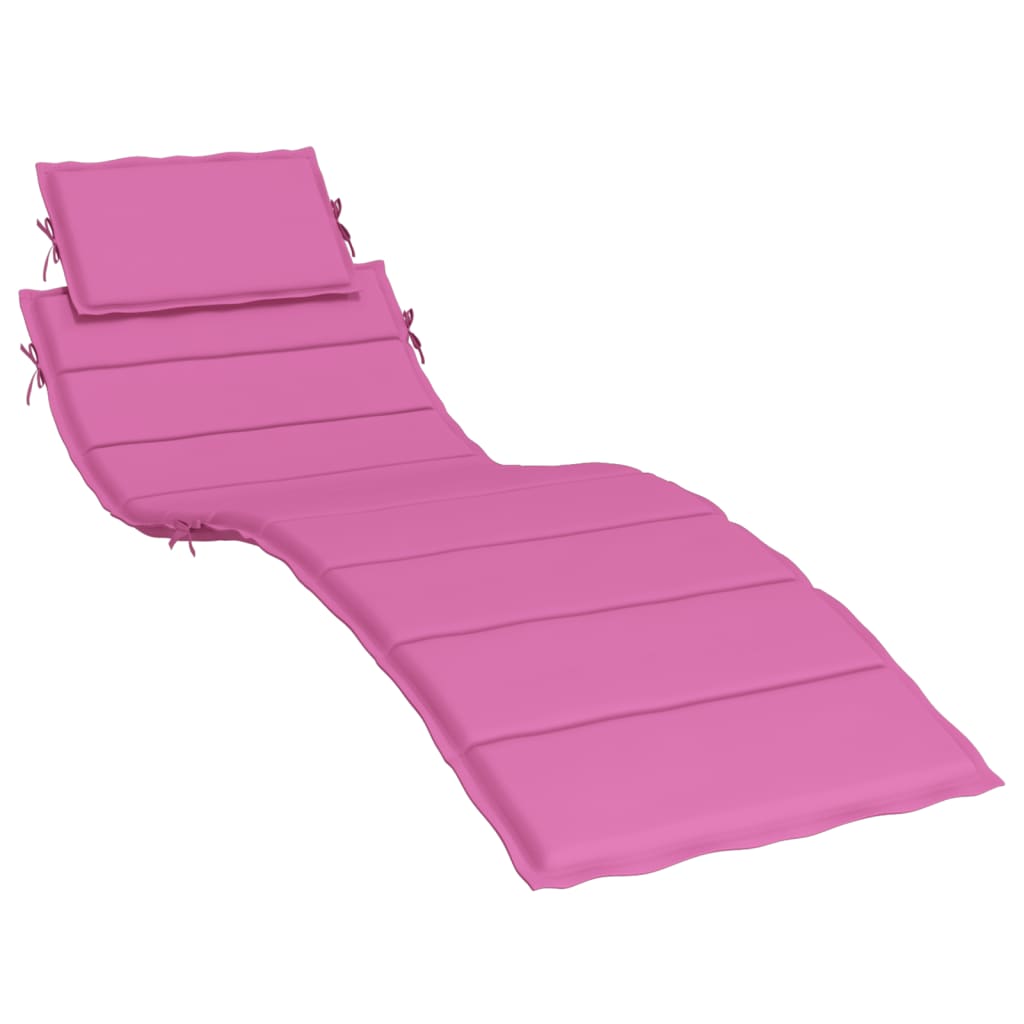 Sonnenliegen-Auflage Rosa Oxford-Gewebe