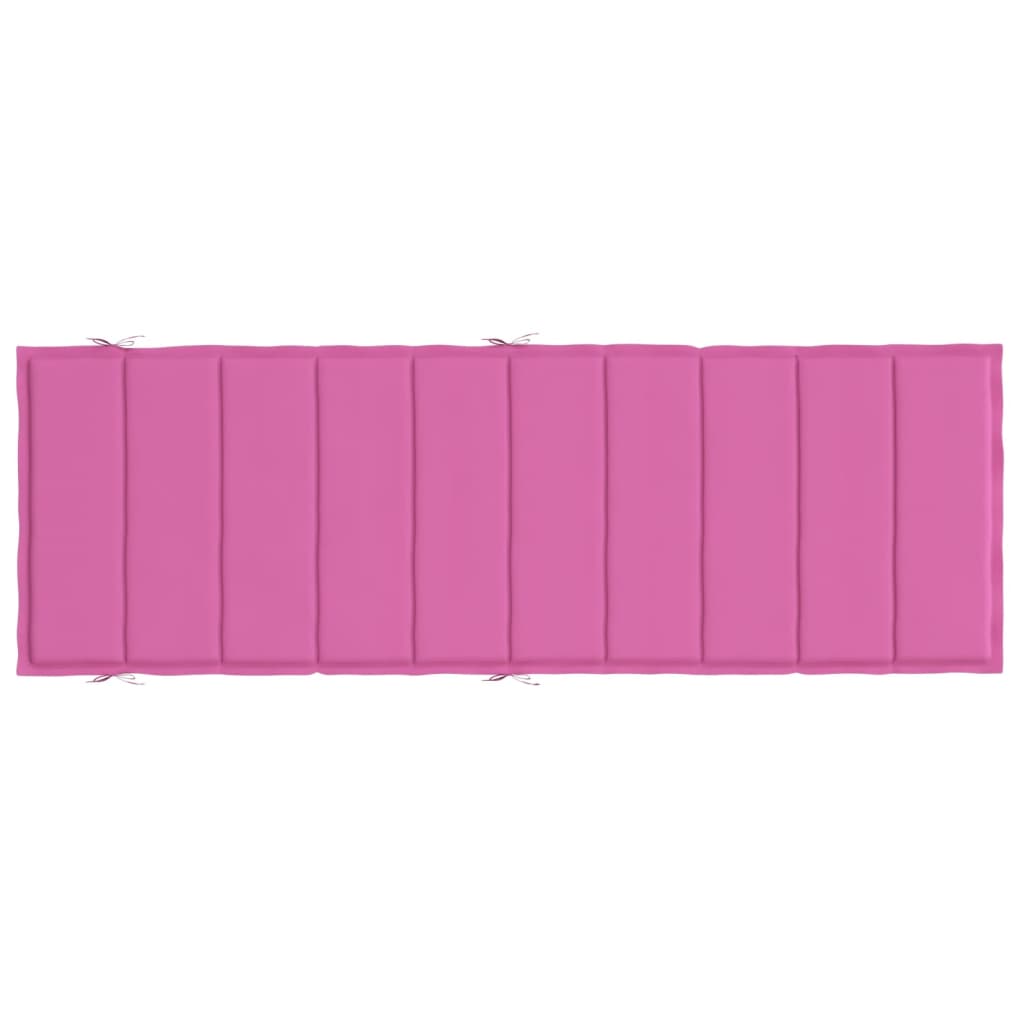 Sonnenliegen-Auflage Rosa Oxford-Gewebe