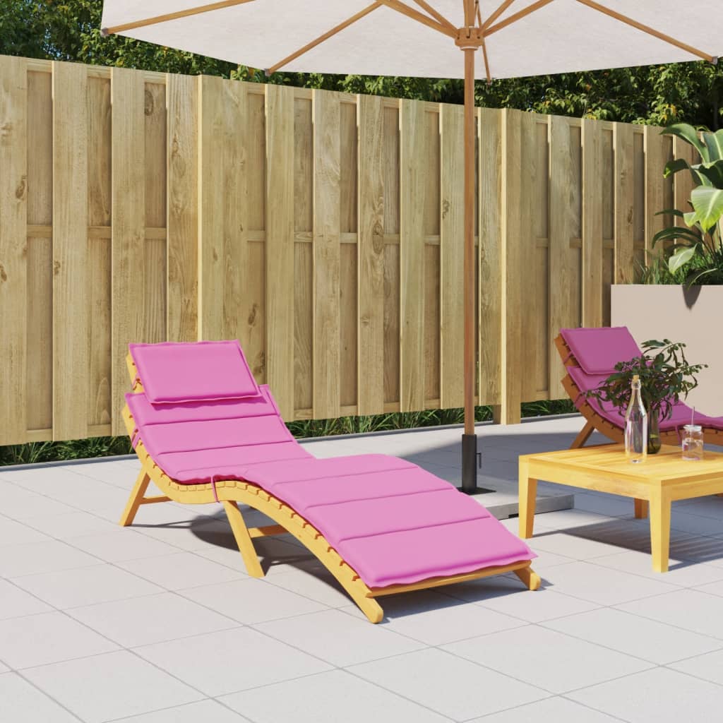 Sonnenliegen-Auflage Rosa Oxford-Gewebe
