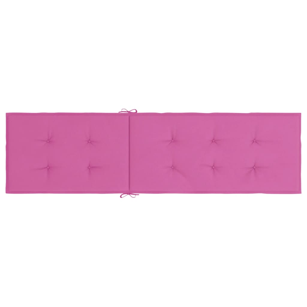 Liegestuhl-Auflage Rosa Oxford-Gewebe