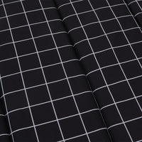 Thumbnail for Sonnenliegen-Auflage Schwarz Karomuster Oxford-Gewebe