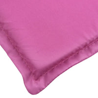 Thumbnail for Sonnenliegen-Auflage Rosa Oxford-Gewebe