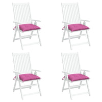 Thumbnail for Stuhlkissen 4 Stk. Rosa 40x40x7 cm Stoff