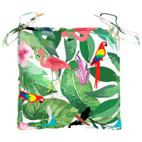 Thumbnail for Stuhlkissen 4 Stk. Mehrfarbig 50x50x7 cm Stoff