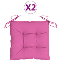 Thumbnail for Stuhlkissen 2 Stk. Rosa 50x50x7 cm Stoff