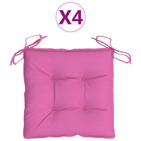 Thumbnail for Stuhlkissen 4 Stk. Rosa 50x50x7 cm Stoff