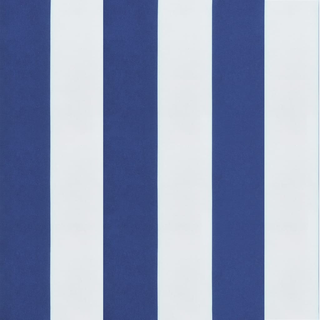 Bankauflage Blau & Weiß Gestreift 100x50x7 cm Stoff