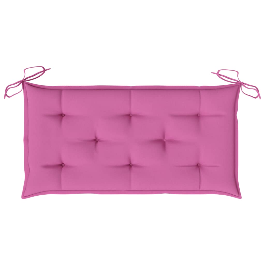 Bankauflage Rosa 100x50x7 cm Stoff