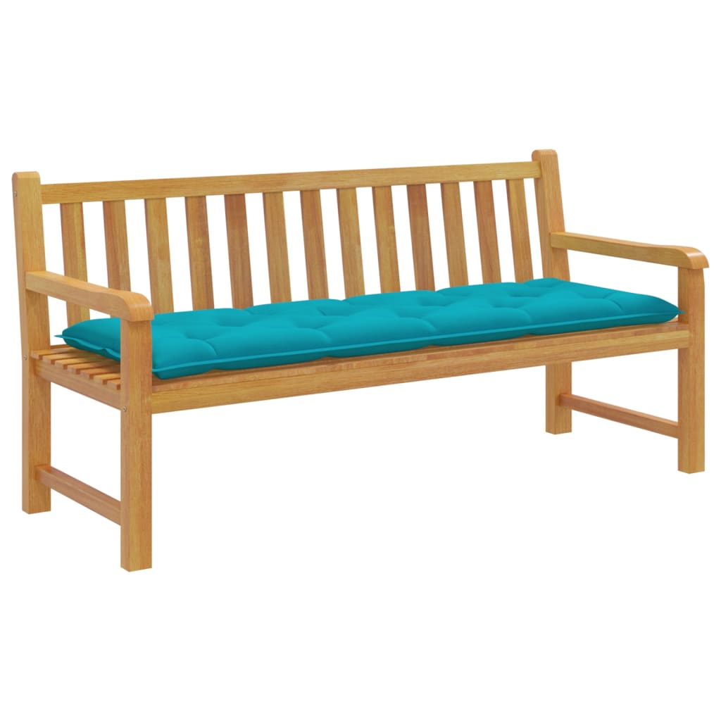 Bankauflage Türkis 150x50x7 cm Stoff
