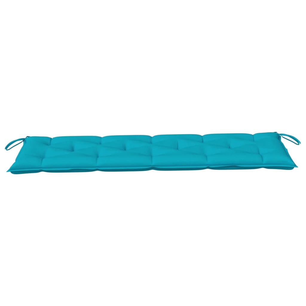 Bankauflage Türkis 150x50x7 cm Stoff