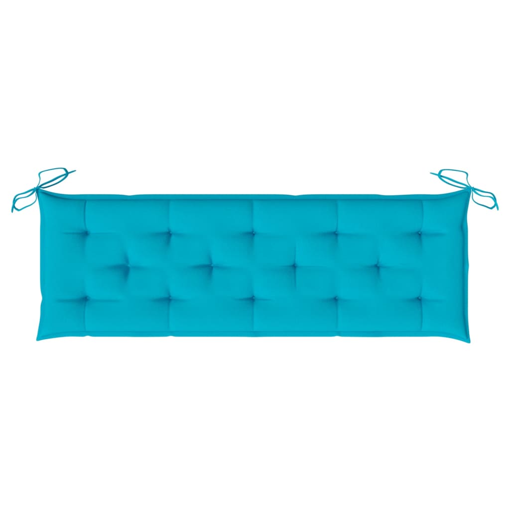 Bankauflage Türkis 150x50x7 cm Stoff