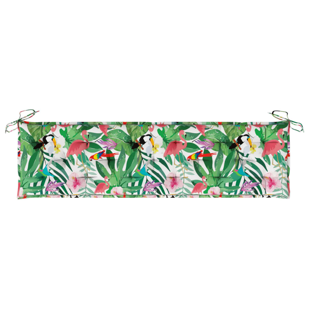 Bankauflage Mehrfarbig 180x50x7 cm Stoff