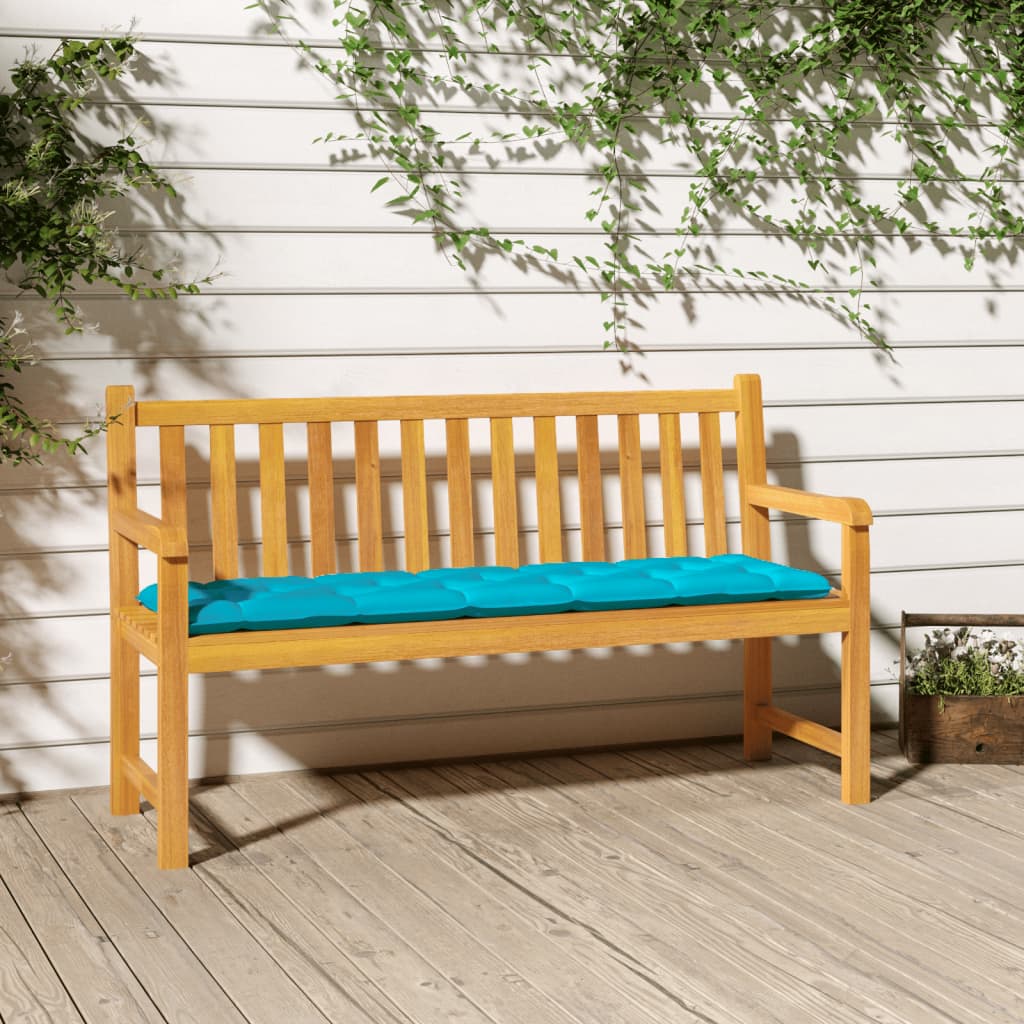 Bankauflage Türkis 180x50x7 cm Stoff