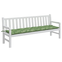 Thumbnail for Gartenbank-Auflage Blattmuster 200x50x7 cm Stoff