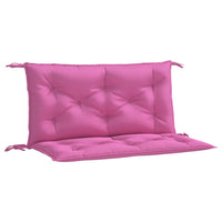 Thumbnail for Gartenbank-Auflagen 2-tlg. Rosa 100x50x7 cm Stoff