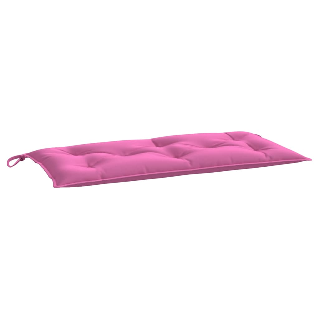 Gartenbank-Auflagen 2-tlg. Rosa 100x50x7 cm Stoff