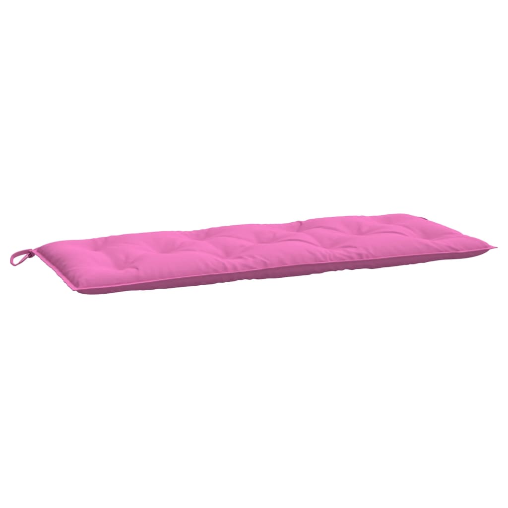Gartenbank-Auflagen 2-tlg. Rosa 120x50x7 cm Stoff