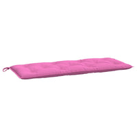 Thumbnail for Gartenbank-Auflagen 2-tlg. Rosa 120x50x7 cm Stoff