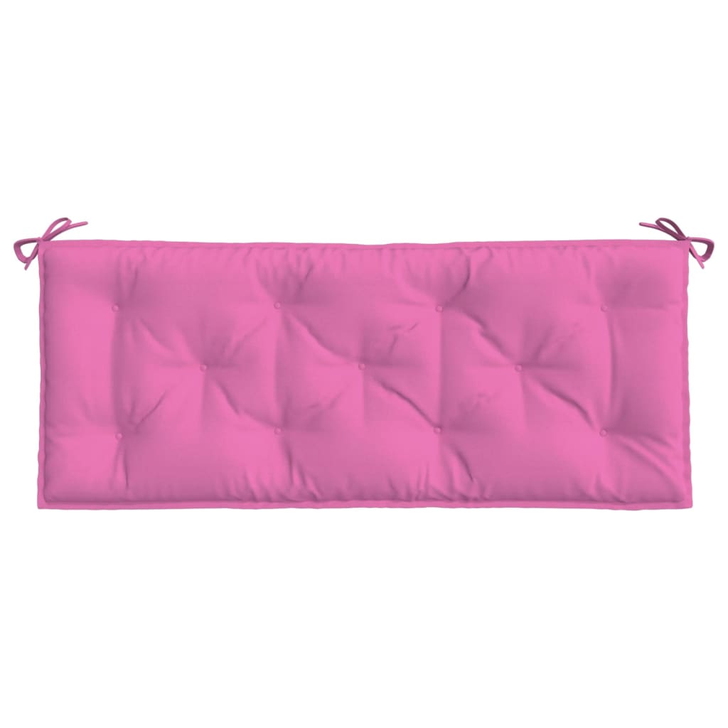 Gartenbank-Auflagen 2-tlg. Rosa 120x50x7 cm Stoff