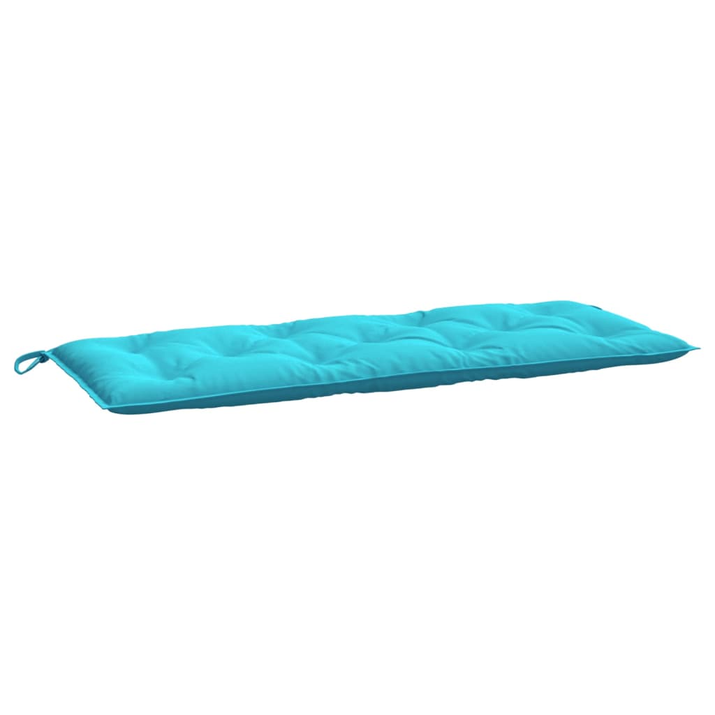 Gartenbank-Auflagen 2-tlg. Türkis 120x50x7 cm Stoff