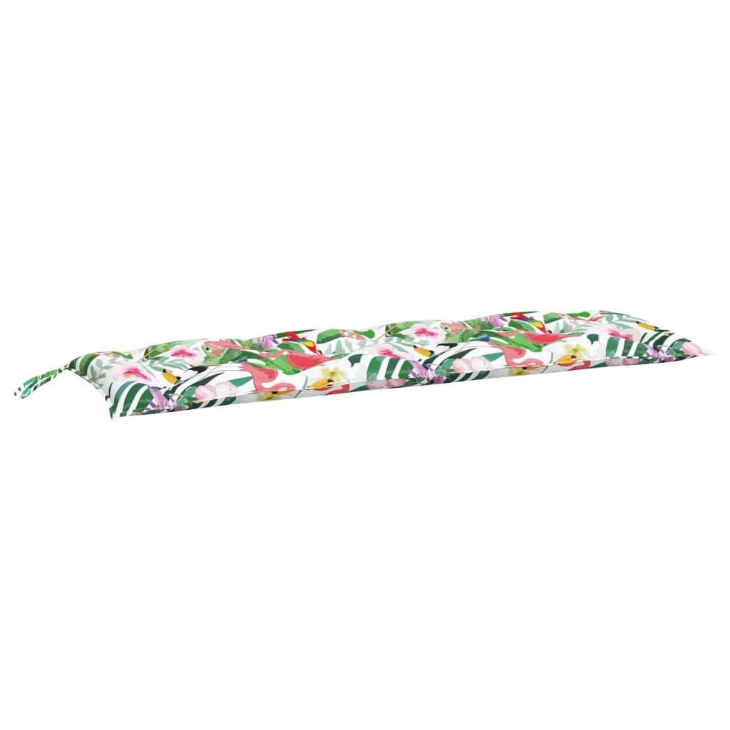 Gartenbank-Auflagen 2-tlg. Mehrfarbig 150x50x7 cm Stoff