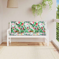 Thumbnail for Gartenbank-Auflagen 2-tlg. Mehrfarbig 150x50x7 cm Stoff