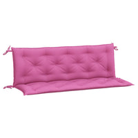 Thumbnail for Gartenbank-Auflagen 2-tlg. Rosa 150x50x7 cm Stoff