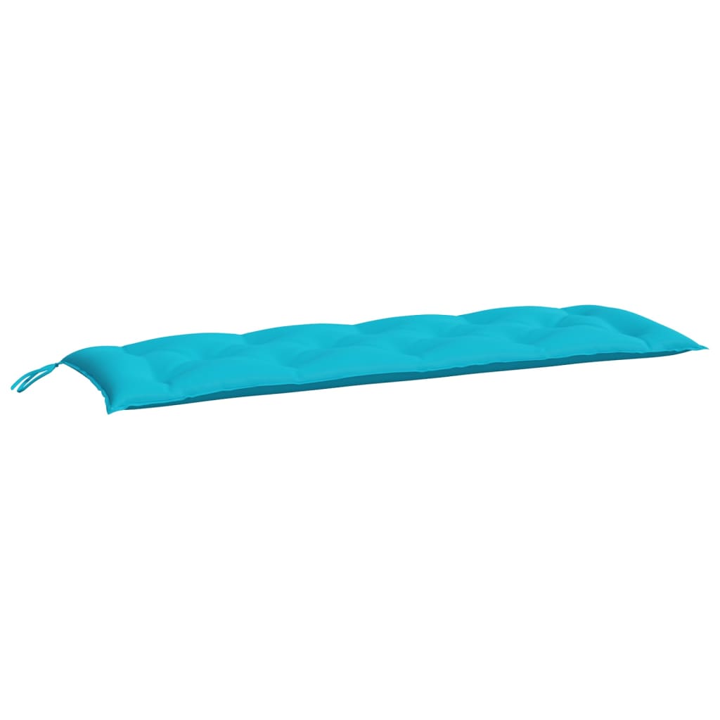 Gartenbank-Auflagen 2-tlg. Türkis 150x50x7 cm Stoff