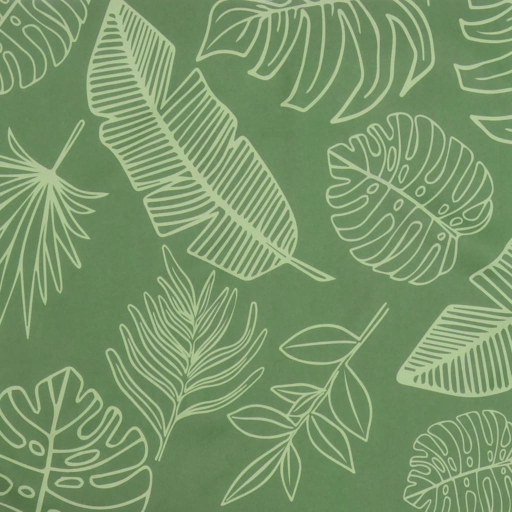 Bankauflagen 2 Stk. Blattmuster 180x50x7 cm Stoff