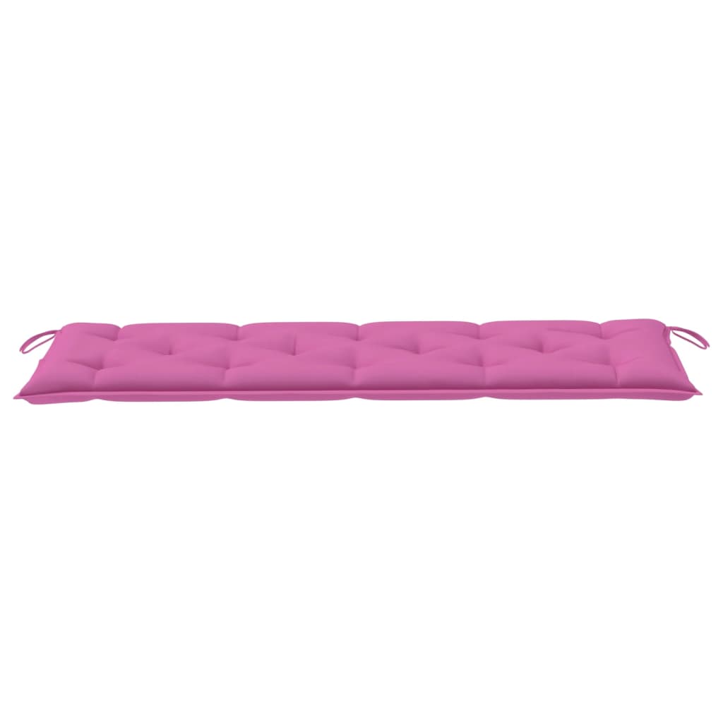 Bankauflagen 2 Stk. Rosa 180x50x7 cm Stoff