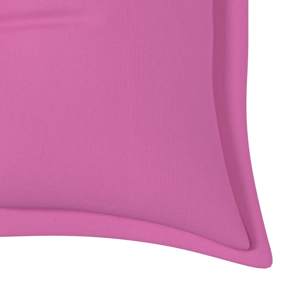 Bankauflagen 2 Stk. Rosa 180x50x7 cm Stoff