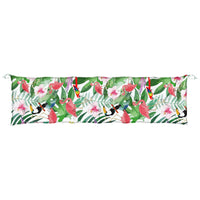 Thumbnail for Gartenbank-Auflagen 2-tlg. Mehrfarbig 200x50x7 cm Stoff