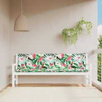 Thumbnail for Gartenbank-Auflagen 2-tlg. Mehrfarbig 200x50x7 cm Stoff