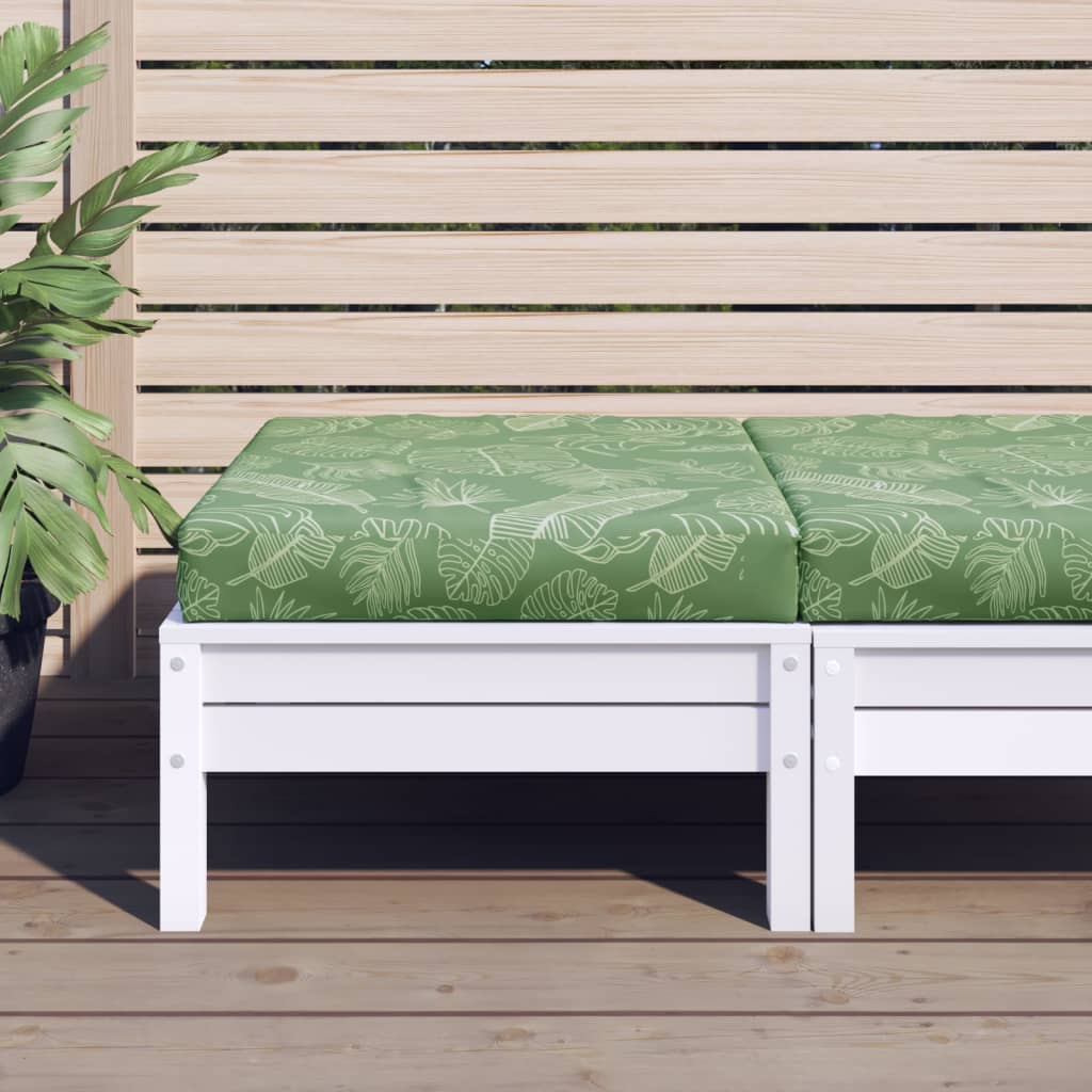 Palettenkissen Blattmuster 60x60x10 cm Oxford-Gewebe
