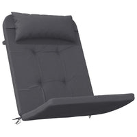 Thumbnail for Adirondack-Auflagen 2 Stk. Anthrazit Oxford-Gewebe