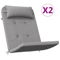 Thumbnail for Adirondack-Auflagen 2 Stk. Grau Oxford-Gewebe