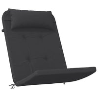 Thumbnail for Adirondack-Auflagen 2 Stk. Schwarz Oxford-Gewebe