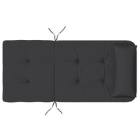Thumbnail for Adirondack-Auflagen 2 Stk. Schwarz Oxford-Gewebe