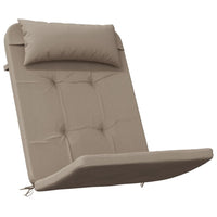 Thumbnail for Adirondack-Auflagen 2 Stk. Taupe Oxford-Gewebe