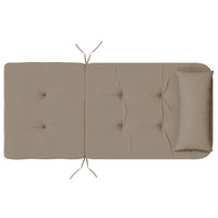 Thumbnail for Adirondack-Auflagen 2 Stk. Taupe Oxford-Gewebe