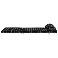Thumbnail for Adirondack-Auflagen 2 Stk. Schwarz Karomuster Oxford-Gewebe