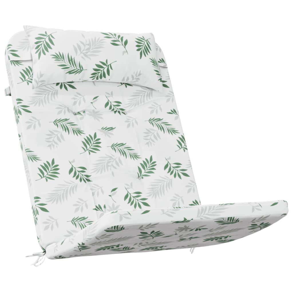 Adirondack-Auflagen 2 Stk. Blattmuster Oxford-Gewebe